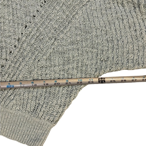 Anthropologie Crewneck Batwing Knit Sweater Sky Blue Size‎ Small - Picture 8 of 10